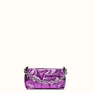 Fuchsia Metallic Mini Fluffy - Mini Bag by Christina Malle CM97034