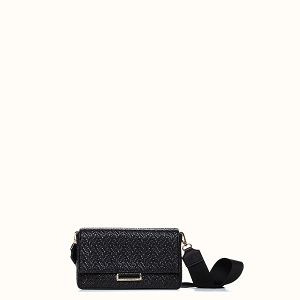 On The Go Black Straw Bag - Crossbody Bag by Christina Malle CM97024