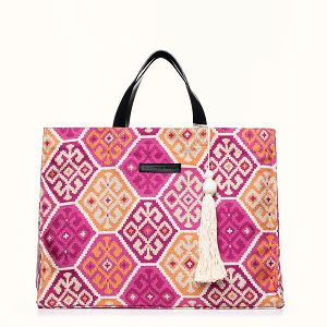 Pink Rug Beach Bag - Beach Bag by Christina Malle CM97132