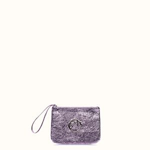 Silver Purple Woman - Clutch Bag by Christina Malle CM97085