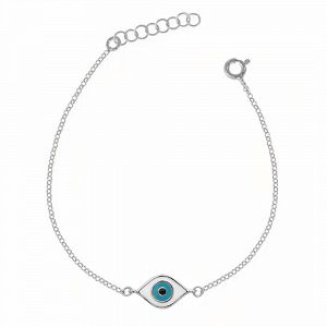 Βραχιόλι Από Ασήμι 925 Με Ματάκι TM21892