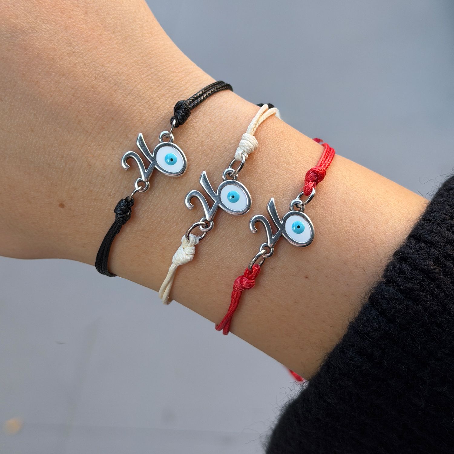 Βραχιόλι Γούρι 2026 Με Ματάκι AA21828