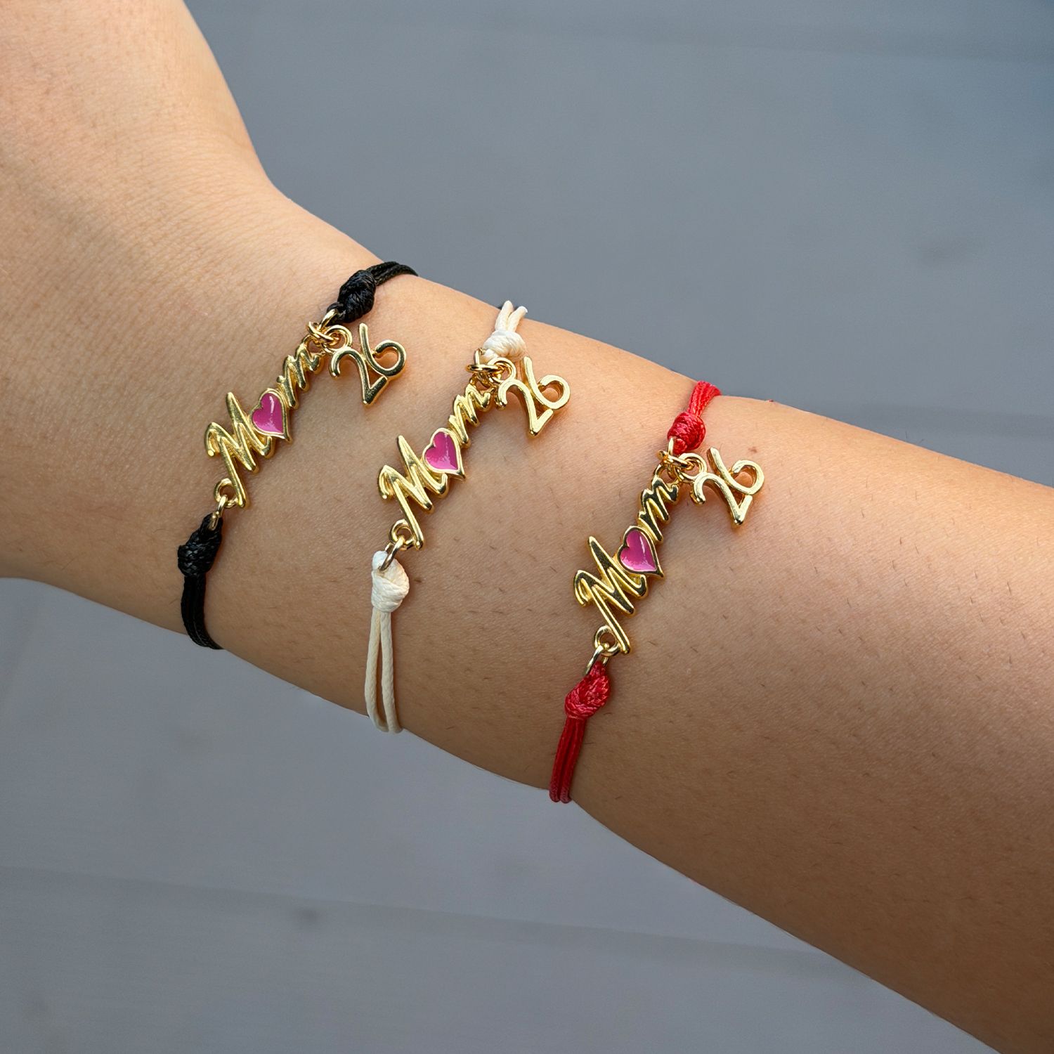 Βραχιόλι Γούρι 2026 Mom Με Καρδιά AA21873