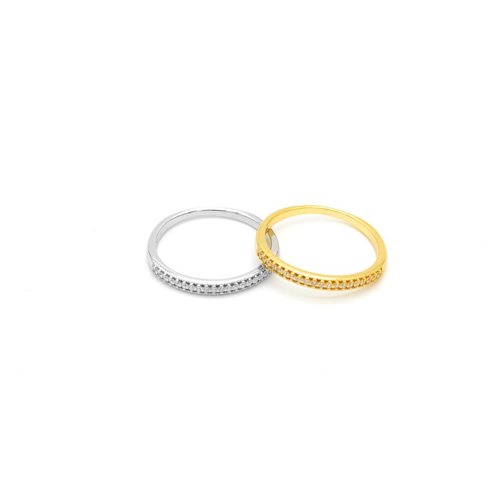 Δαχτυλίδι Από Ασήμι 925 Βέρα Με Ζιργκόν PS30825