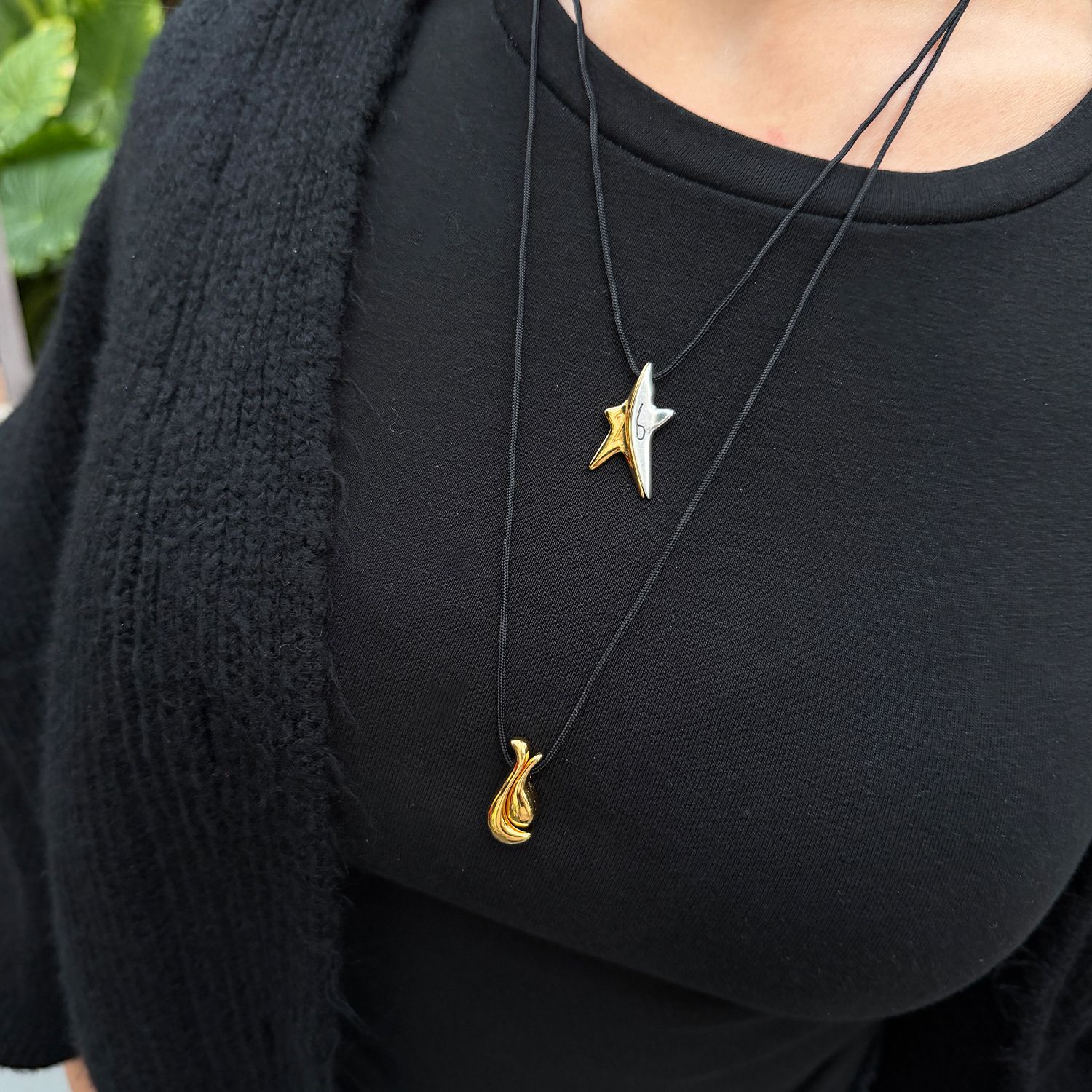 Κολίε Γούρι 2026 Επιχρυσωμένο  Σε Κορδόνι AA13743