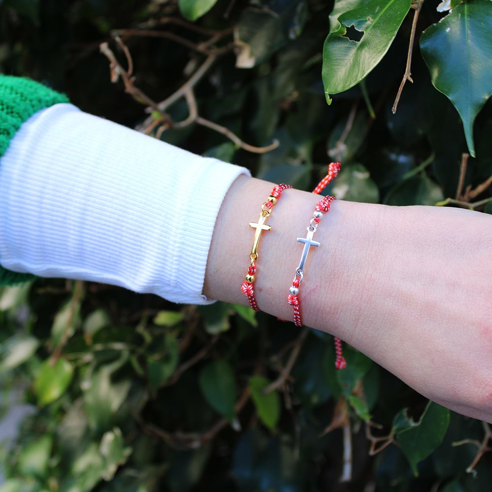 Βραχιόλι Μαρτάκι Με Σταυρό AA21050