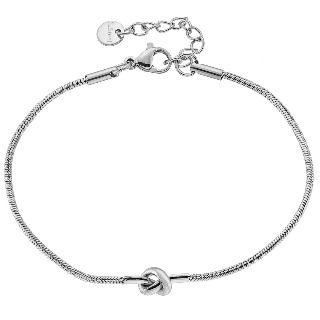 Βραχιόλι Από Ατσάλι Με Κόμπο ΑS21550