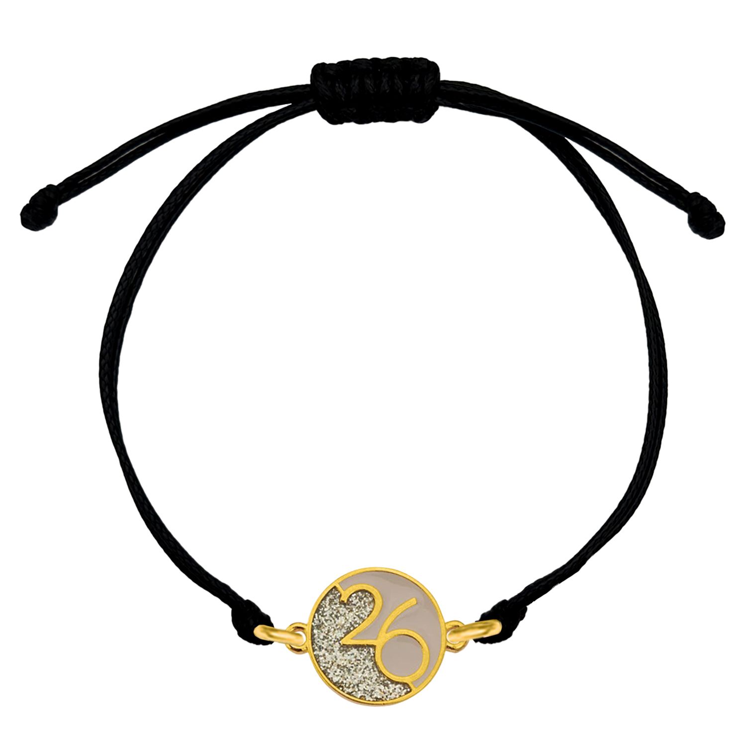 Βραχιόλι Γούρι 2026 Με Glitter AA21813