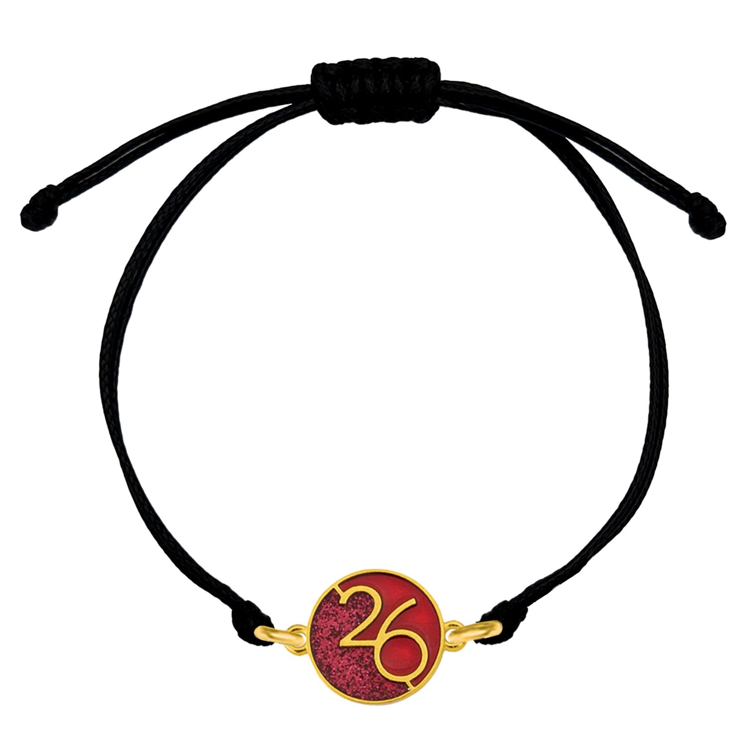 Βραχιόλι Γούρι 2026 Με Glitter AA21814