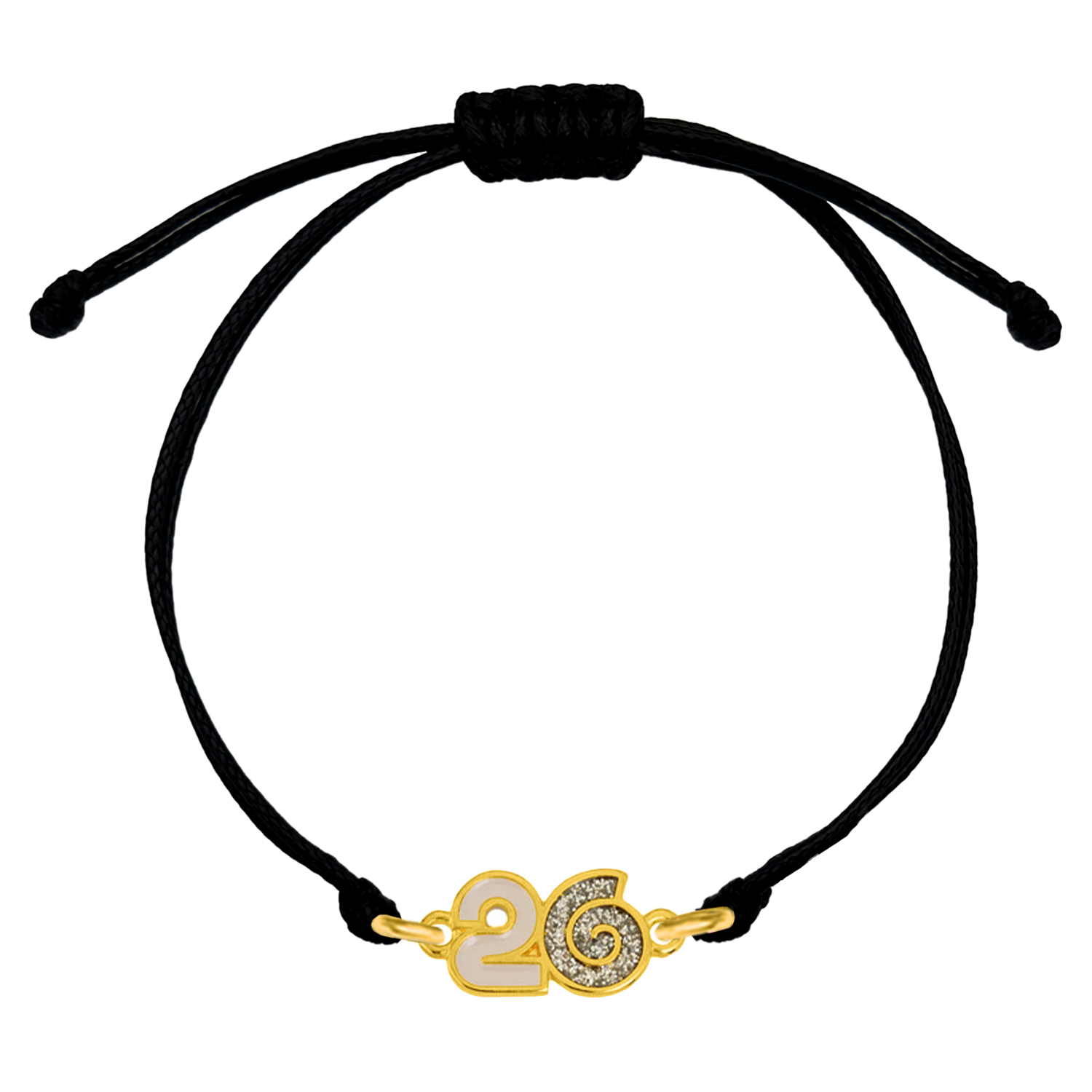 Βραχιόλι Γούρι 2026 Με Glitter AA21830