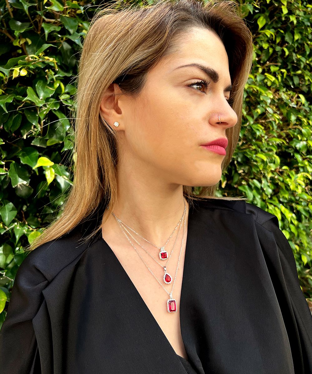 Σκουλαρίκια Από Ασήμι 925 Επιπλατινωμένο SU49089