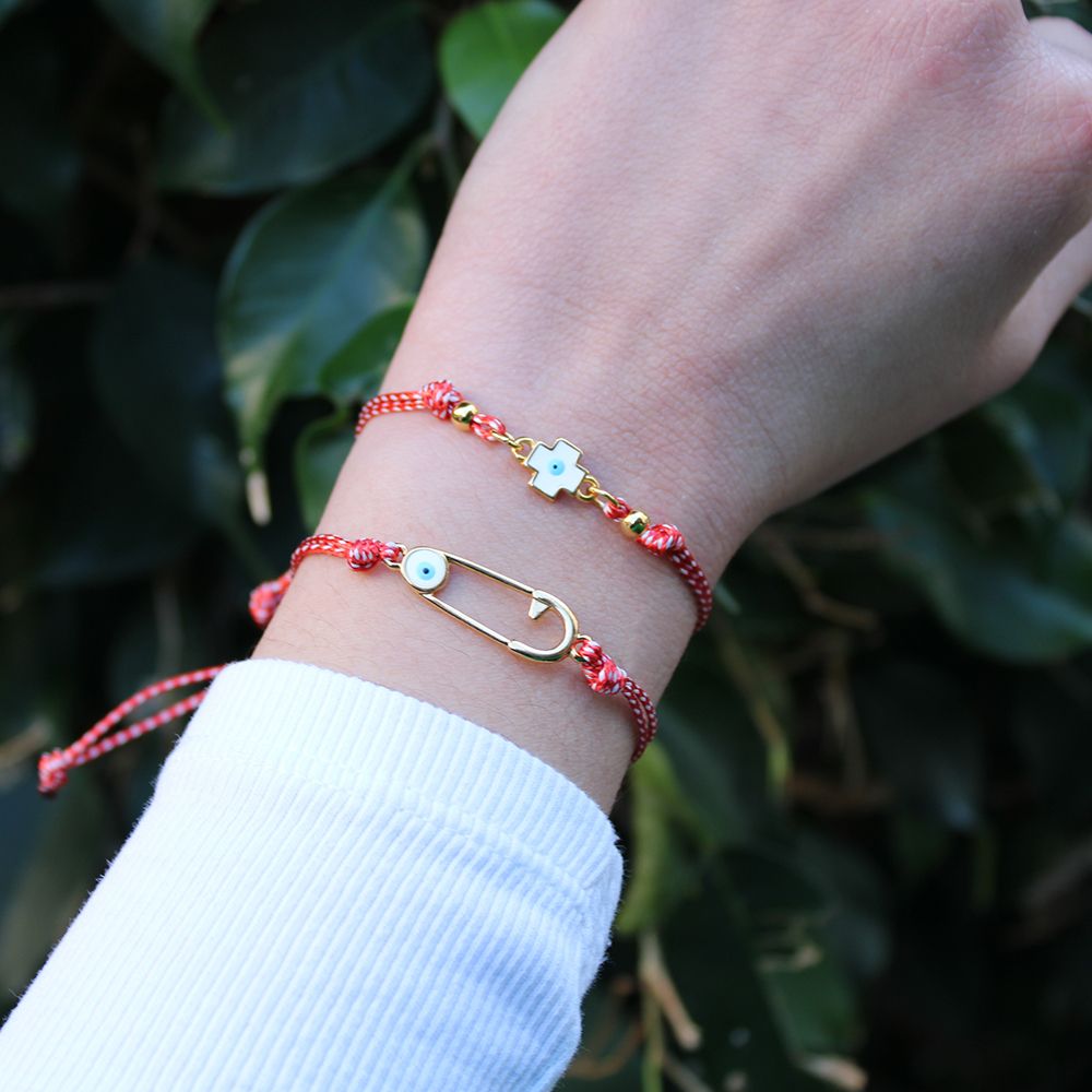 Βραχιόλι Μαρτάκι Με Ματάκι AA21070