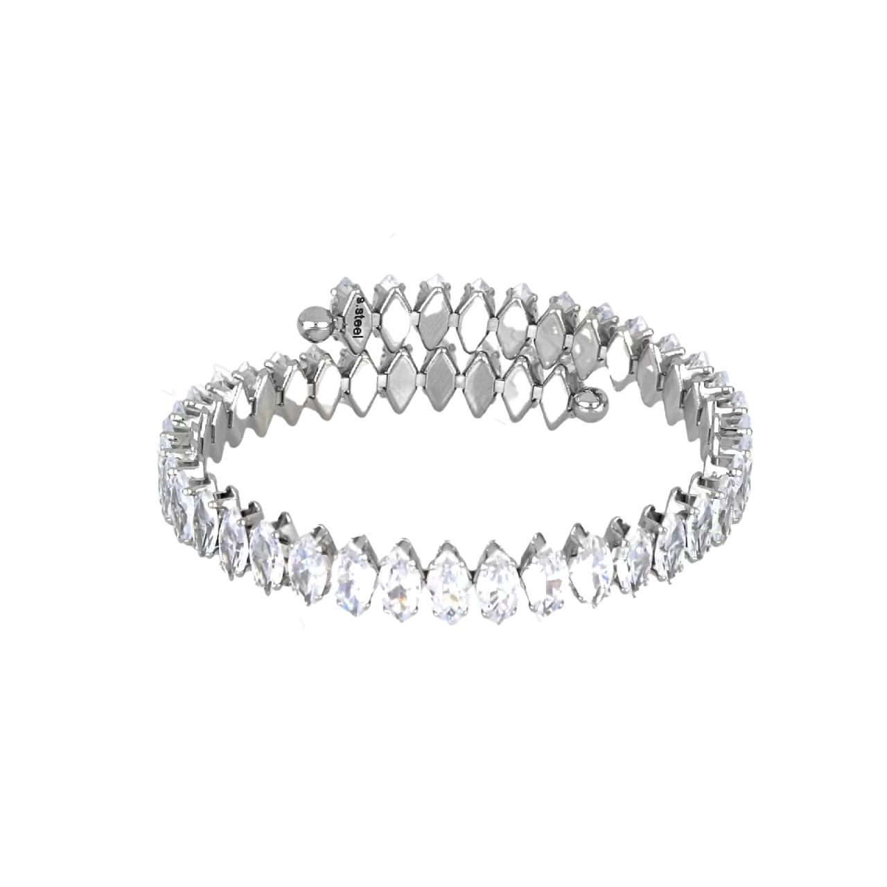 Βραχιόλι Ριβιέρα 8mm Από Ατσάλι TU29802