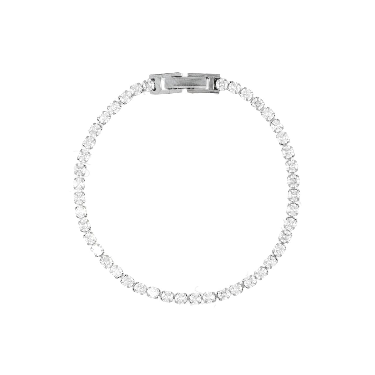 Βραχιόλι Ριβιέρα 3mm Από Ατσάλι TU29810