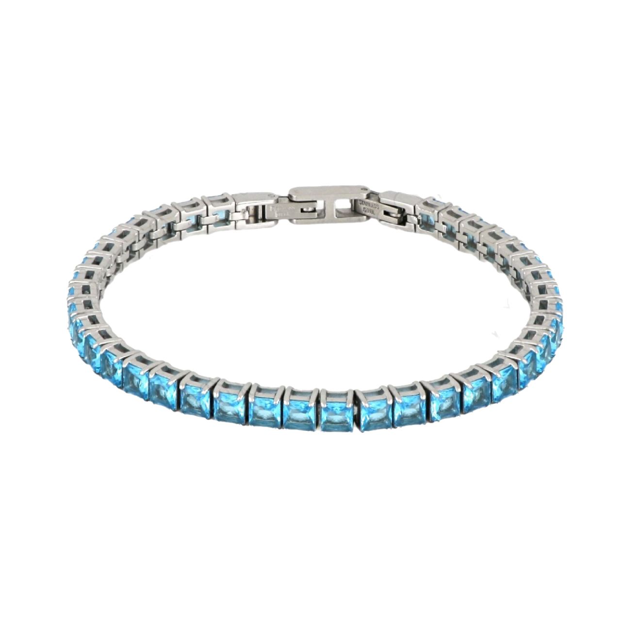 Βραχιόλι Ριβιέρα 4mm Από Ατσάλι TU29814