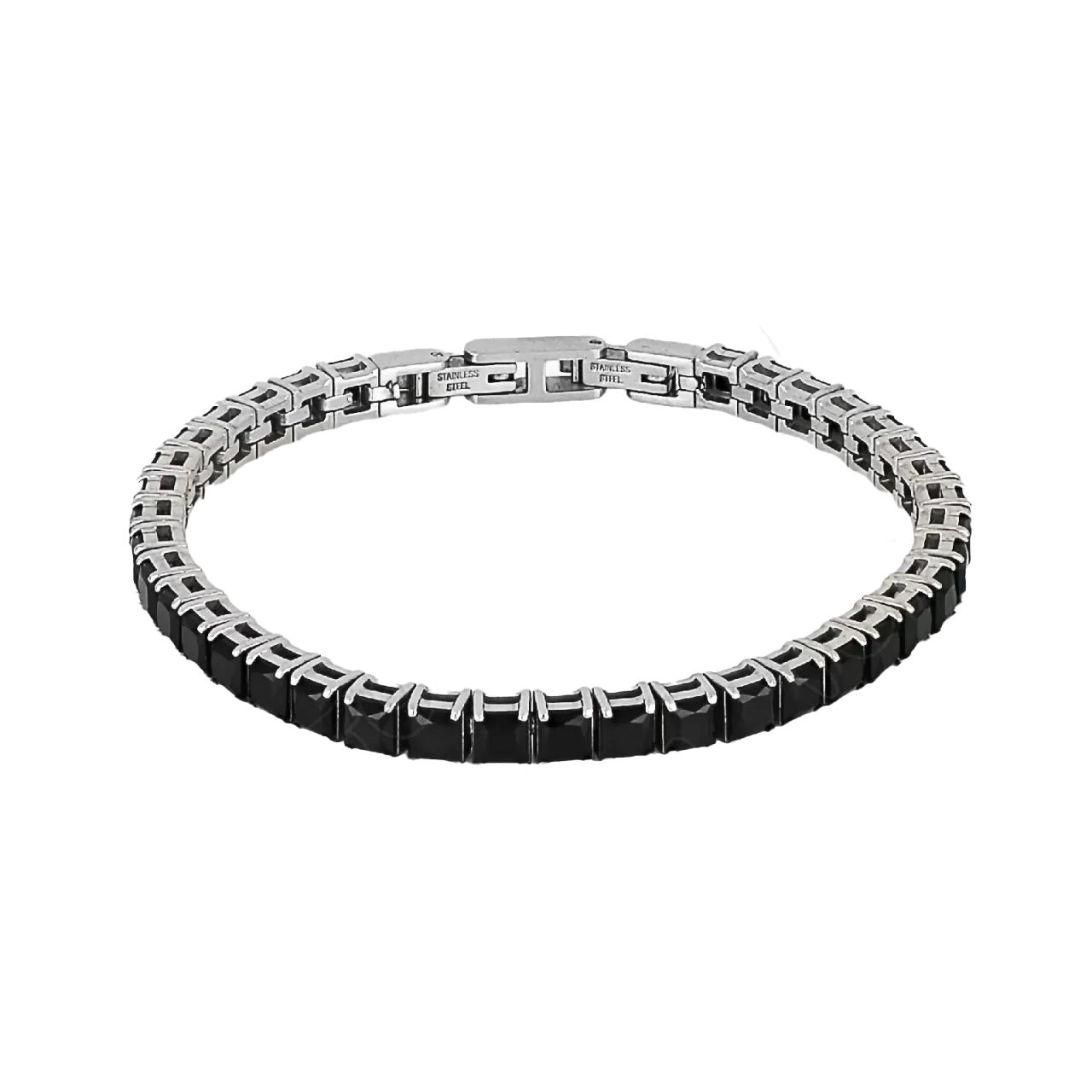 Βραχιόλι Ριβιέρα 4mm Από Ατσάλι TU29815