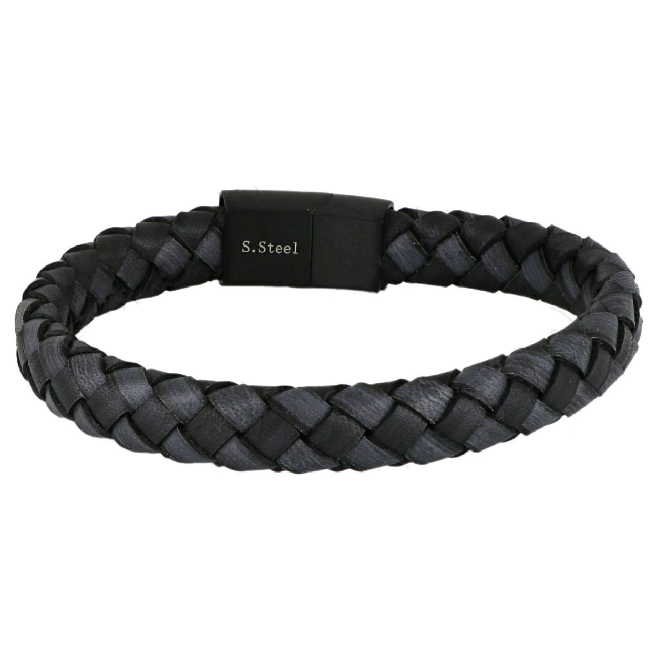 Βραχιόλι Από Δέρμα Και Ατσάλι TU29836