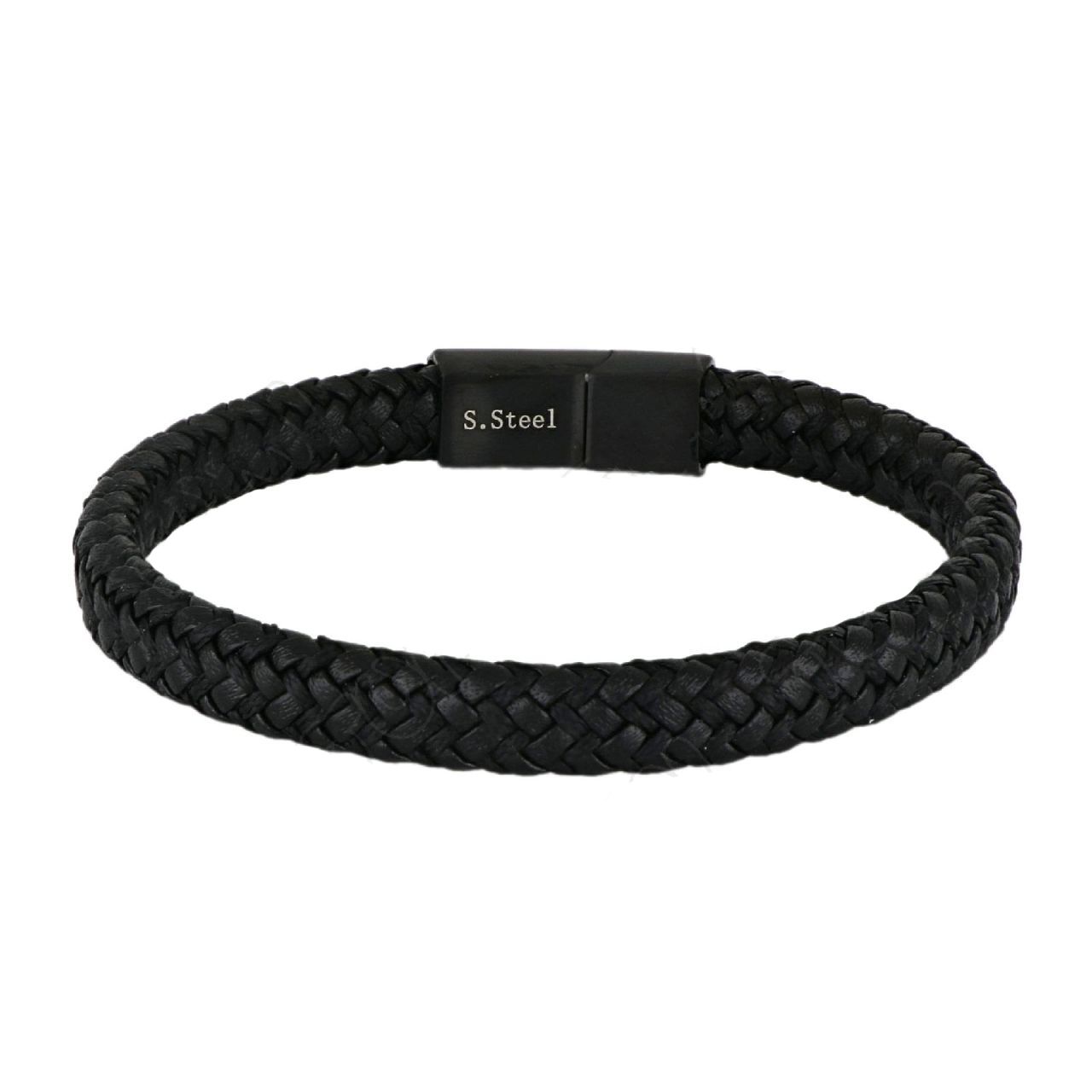 Βραχιόλι Από Δέρμα Και Ατσάλι TU29846