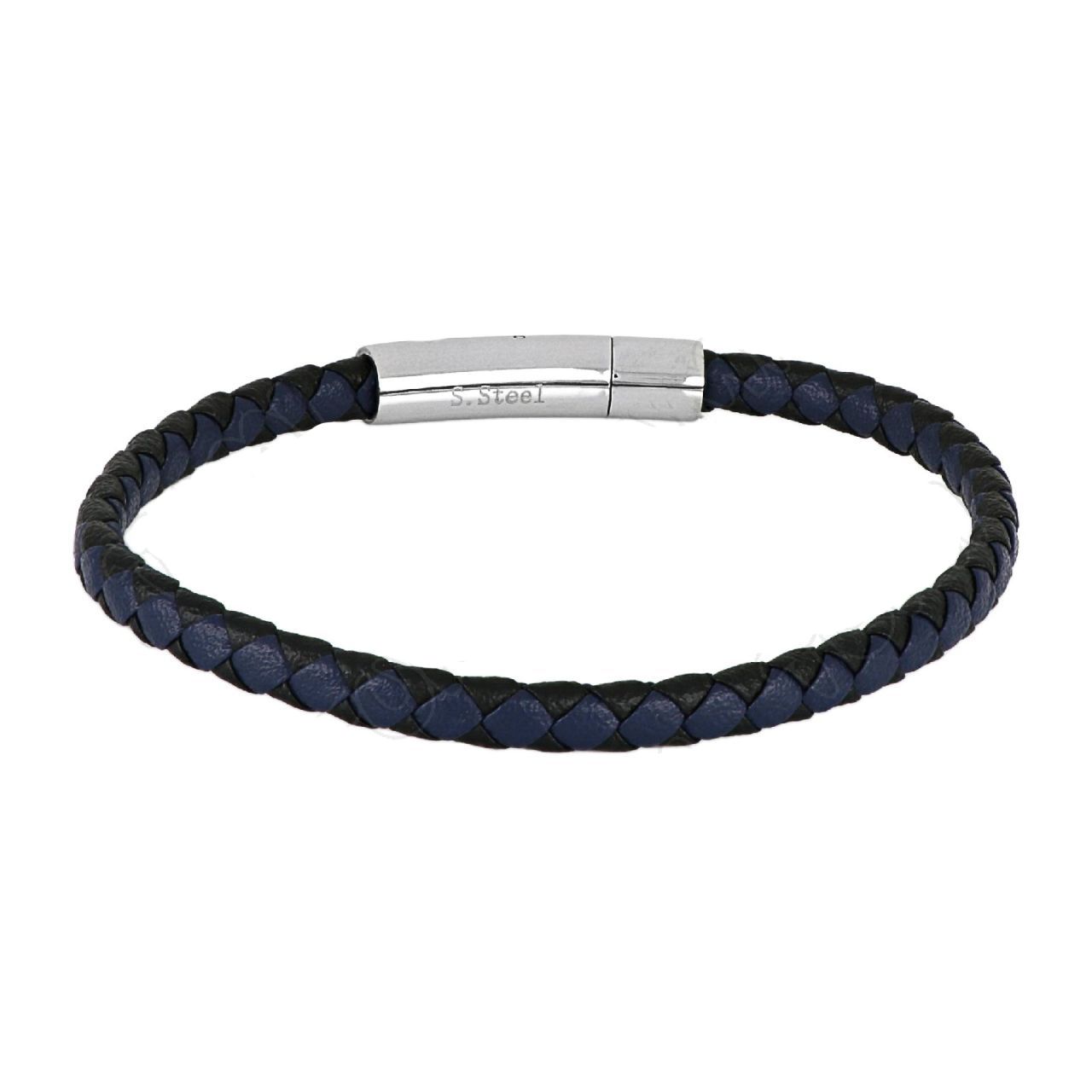 Βραχιόλι Από Δέρμα Και Ατσάλι TU29855