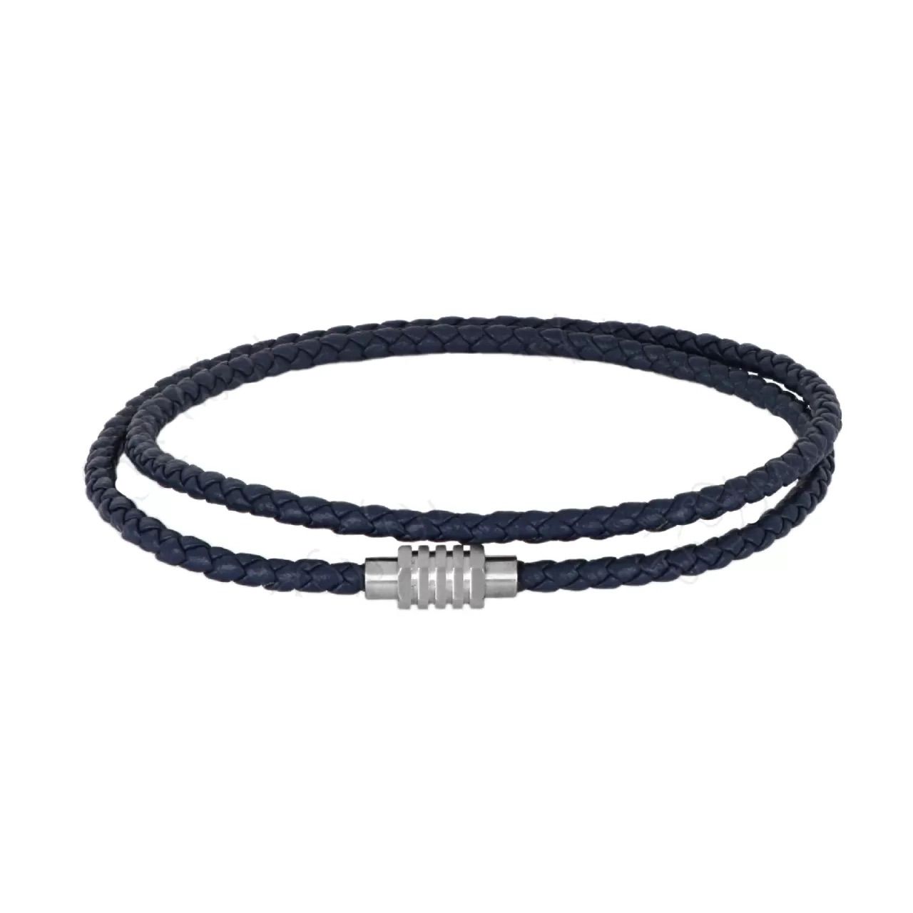 Βραχιόλι Από Δέρμα Και Ατσάλι TU29864