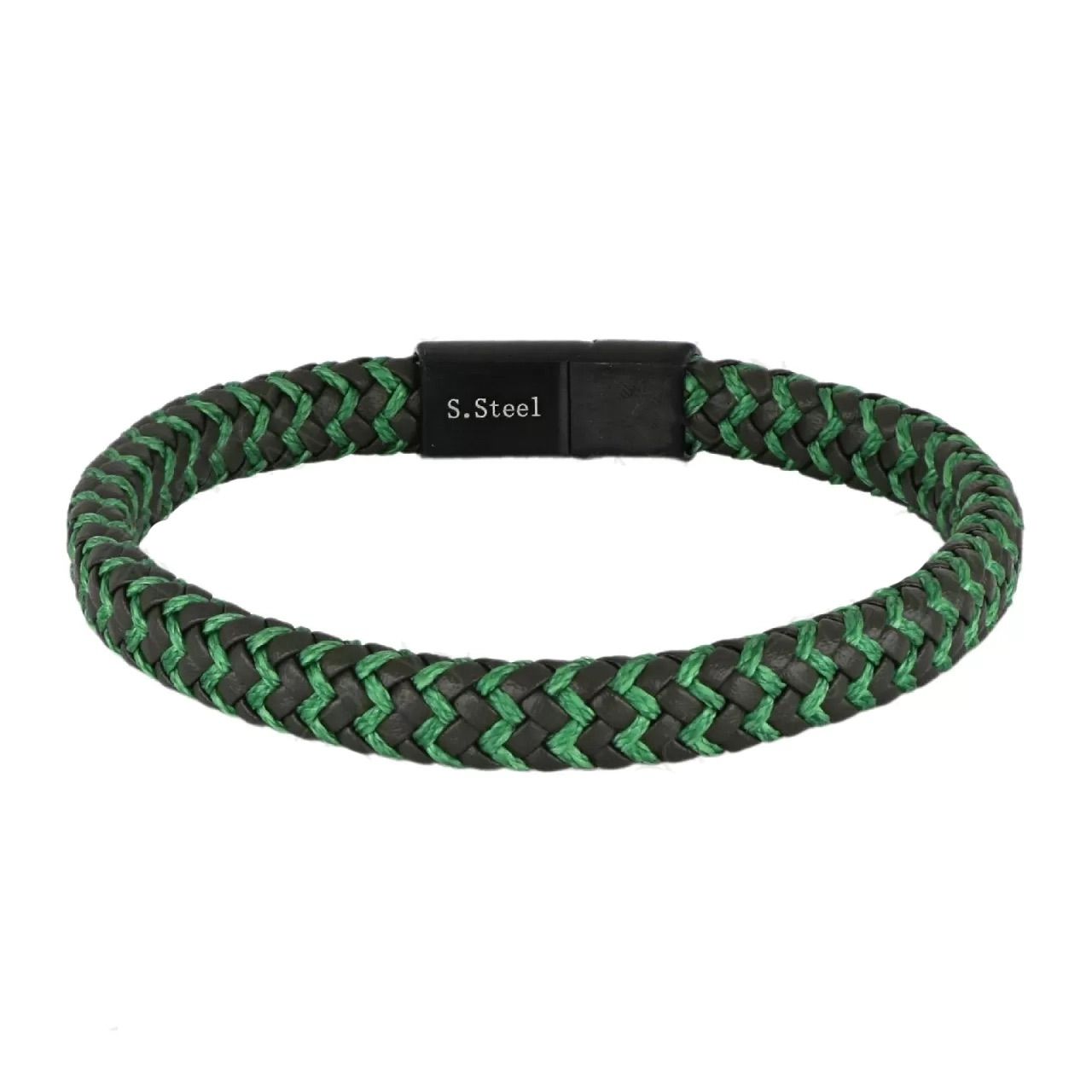 Βραχιόλι Από Δέρμα Και Ατσάλι TU29867