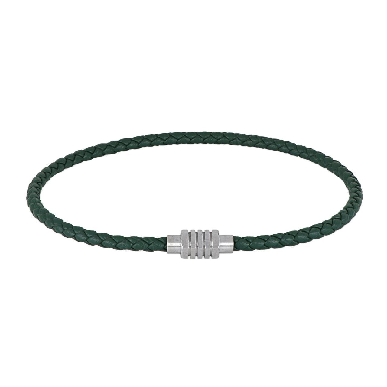 Βραχιόλι Από Δέρμα Και Ατσάλι TU29891