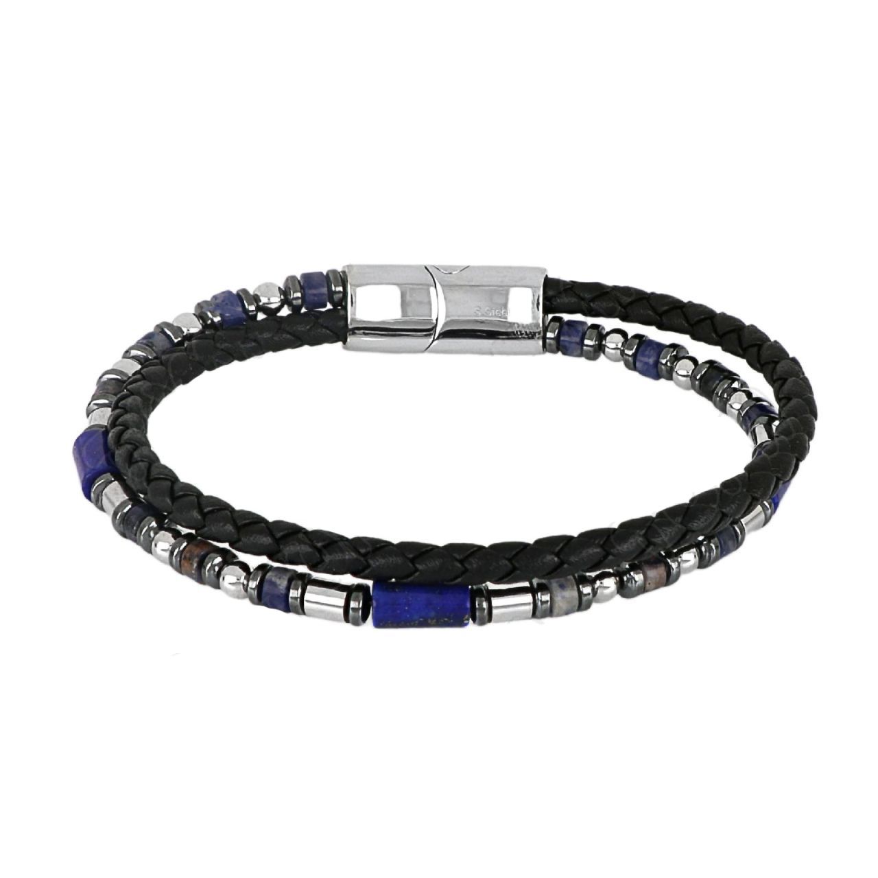 Βραχιόλι Από Δέρμα Και Ατσάλι TU29893