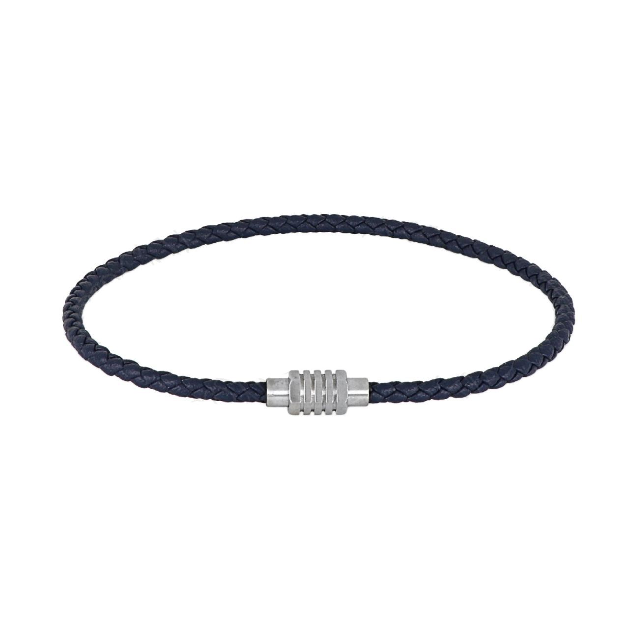 Βραχιόλι Από Δέρμα Και Ατσάλι TU29899