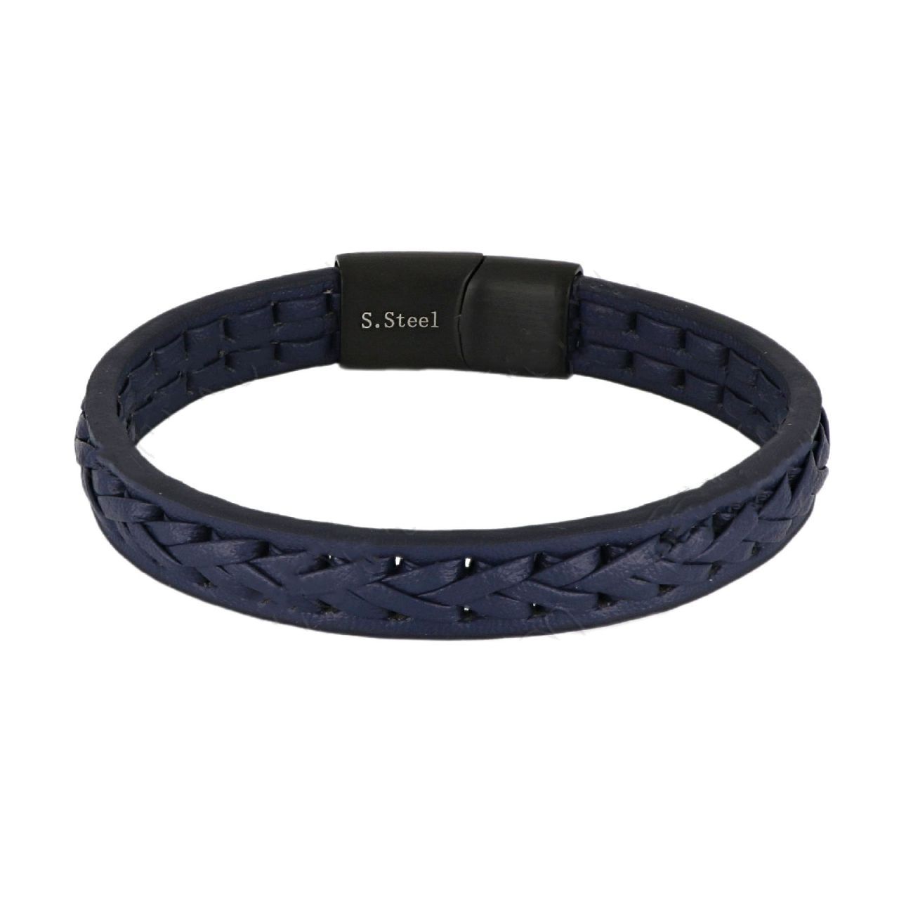 Βραχιόλι Από Δέρμα Και Ατσάλι TU29904