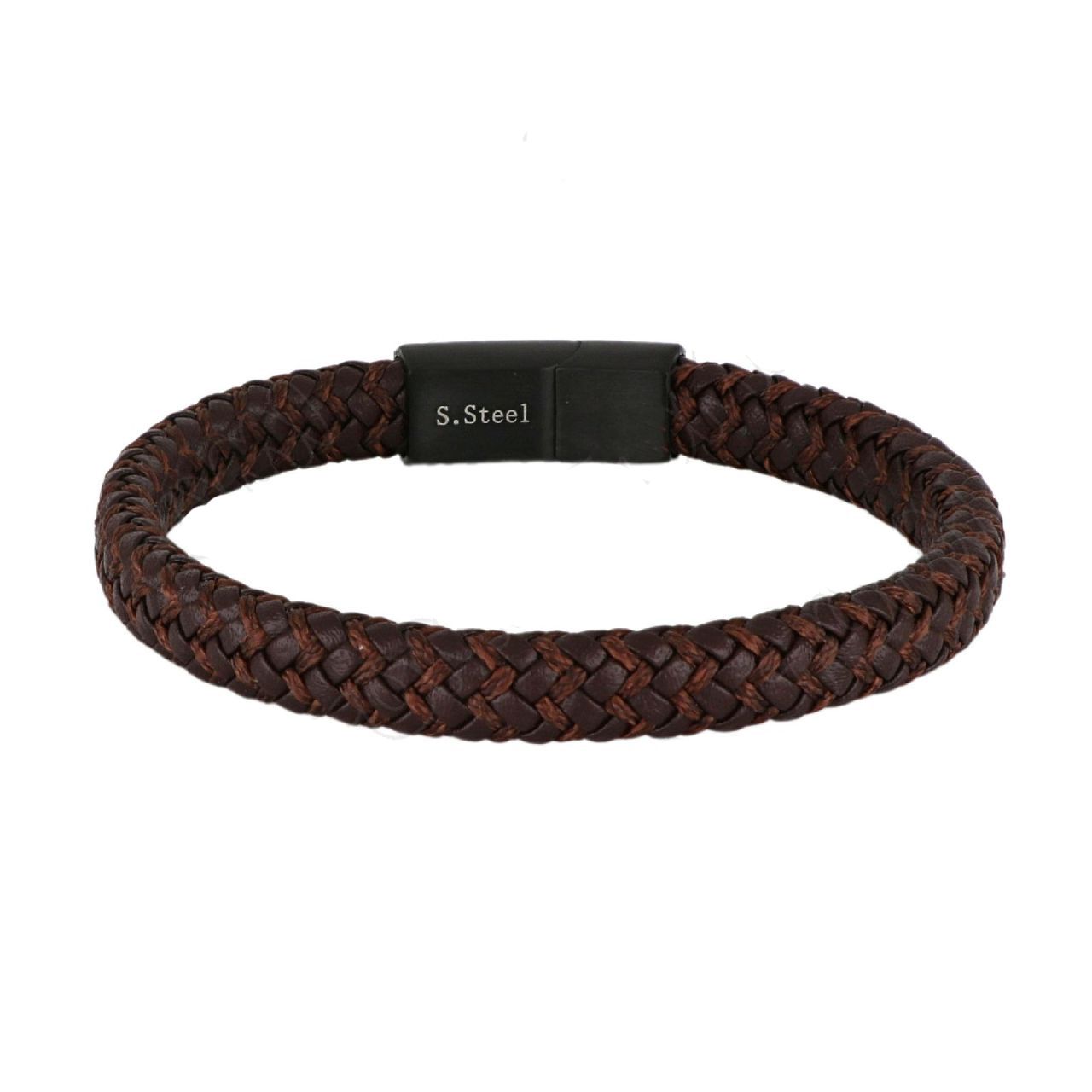 Βραχιόλι Από Δέρμα Και Ατσάλι TU29909