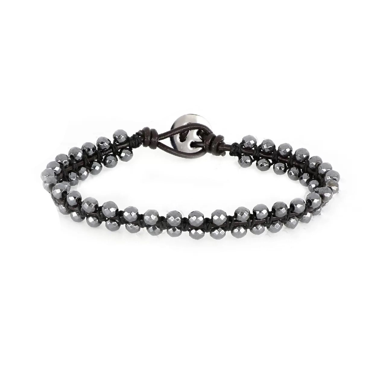 Βραχιόλι Από Κορδόνι Και Ατσάλι TU29932