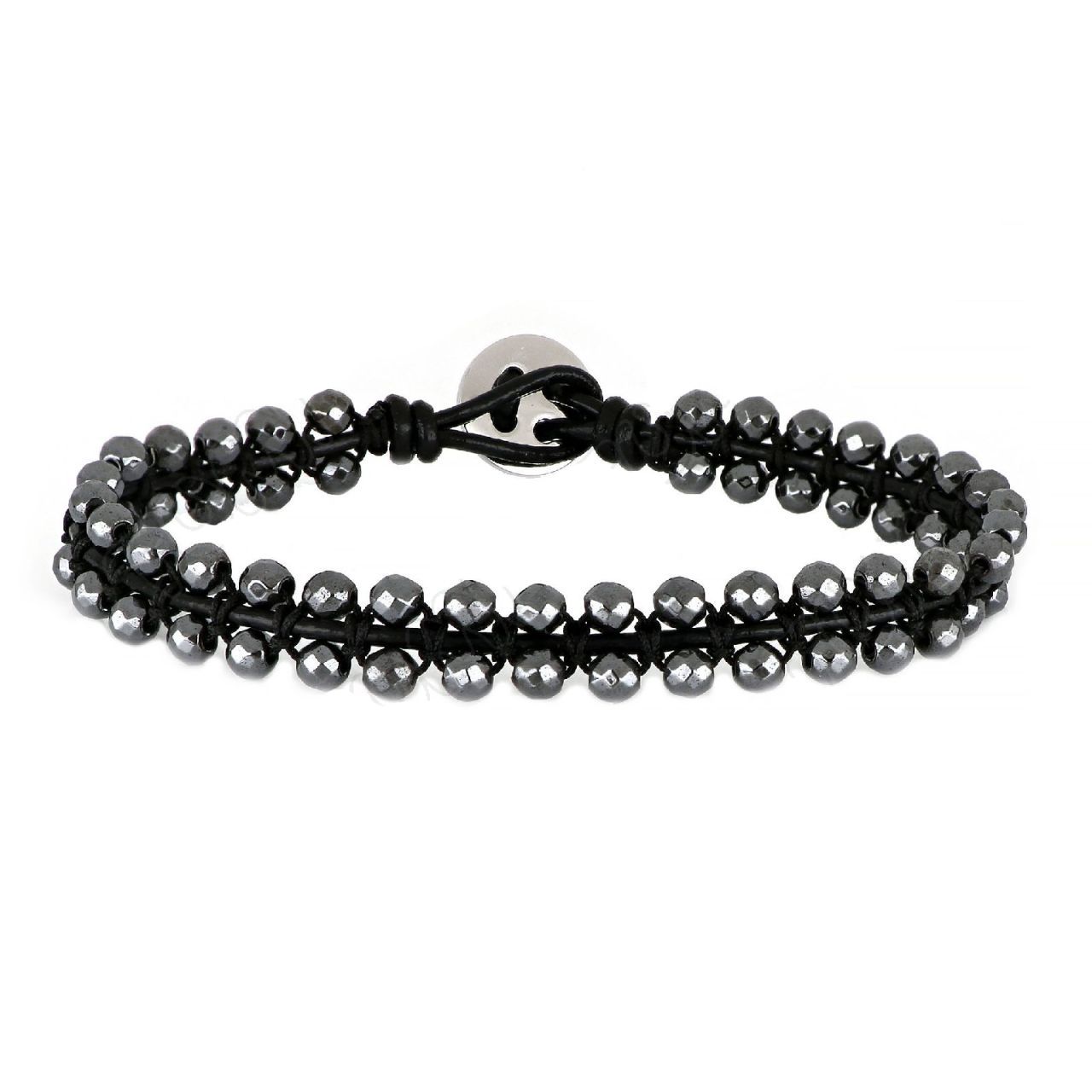 Βραχιόλι Από Κορδόνι Και Ατσάλι TU29933