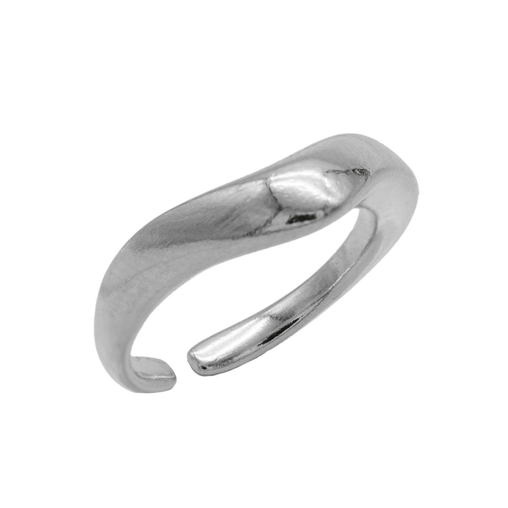 Δαχτυλίδι Chevalier Από Ορείχαλκο Κύμα PF37409