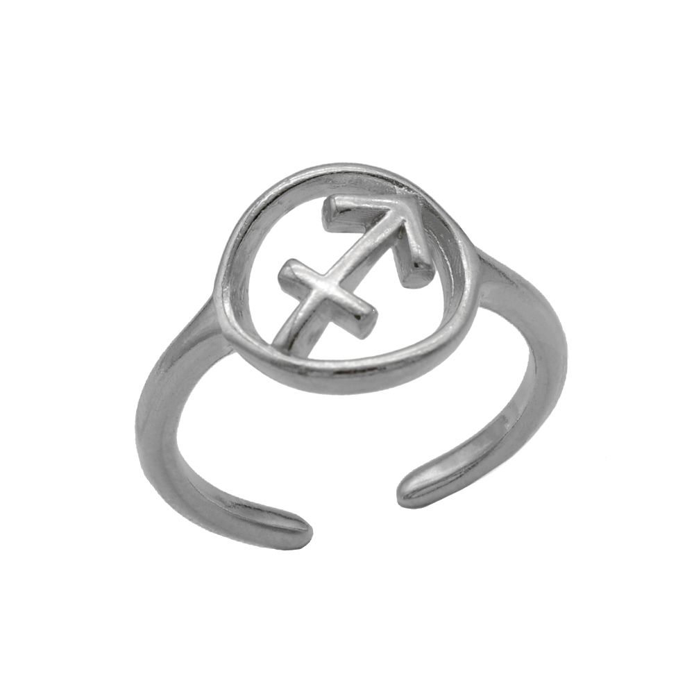 Δαχτυλίδι Από Ορείχαλκο Με Το Ζώδιο Του Τοξότη PF37444