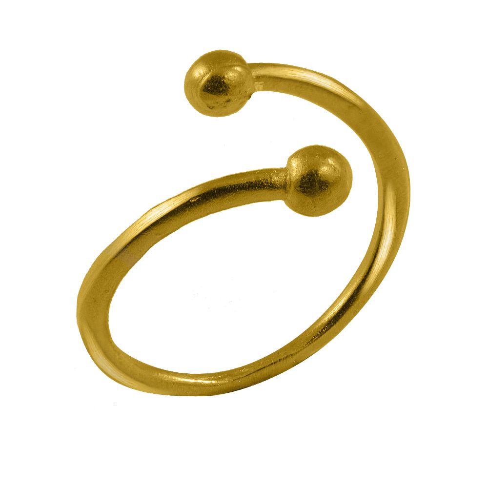 Δαχτυλίδι Από Ορείχαλκο Επιχρυσωμένο NI39873