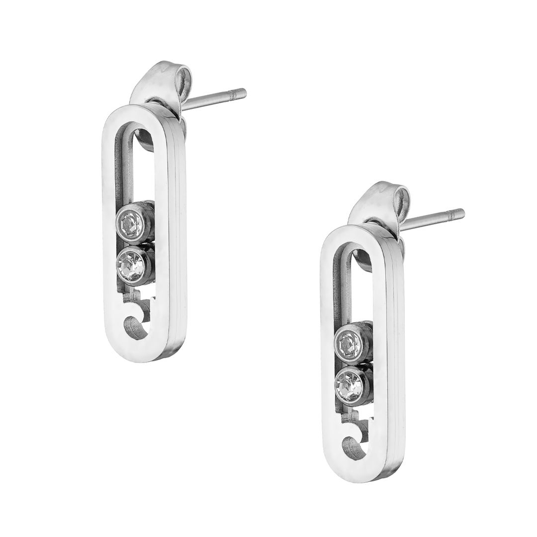 Σκουλαρίκια Από Ατσάλι AS40137