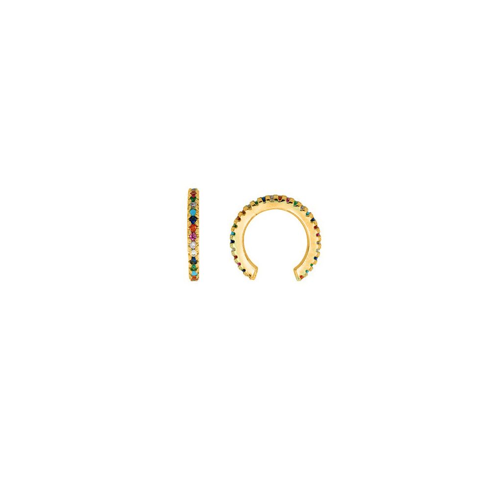 Σκουλαρίκι Earcuff Από Ορείχαλκο Επιχρυσωμένο NI43356
