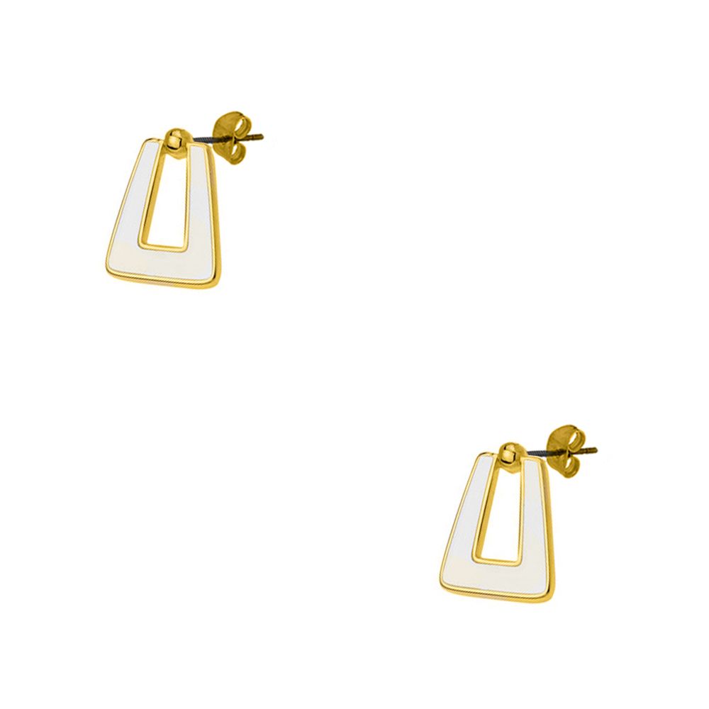 Σκουλαρίκια Από Ορείχαλκο Επιχρυσωμένο 24Κ PF47682