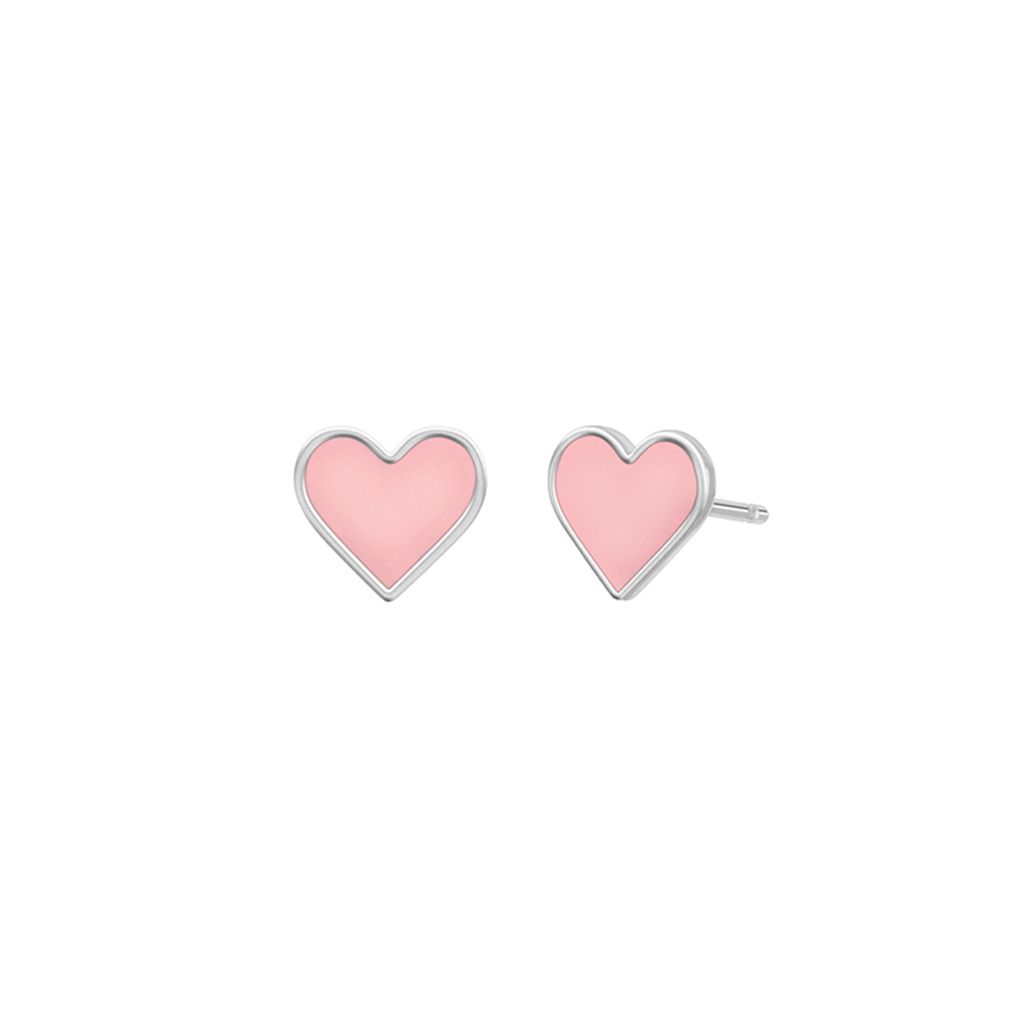 Σκουλαρίκια Marea Από Ασήμι 925 Καρδιά D02401/AE