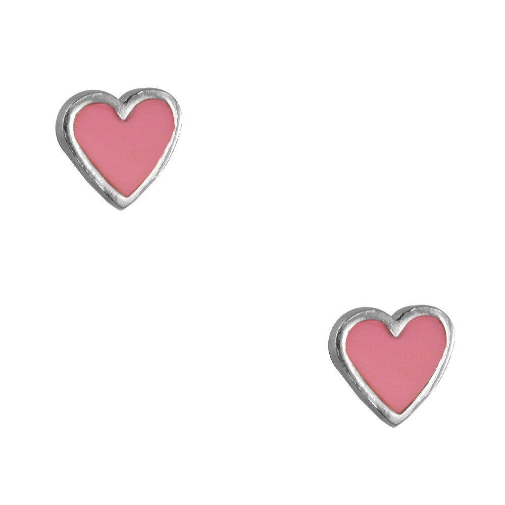 Σκουλαρίκια Από Ασήμι 925 Επιπλατινωμένο Καρδιές ΚΟ49793