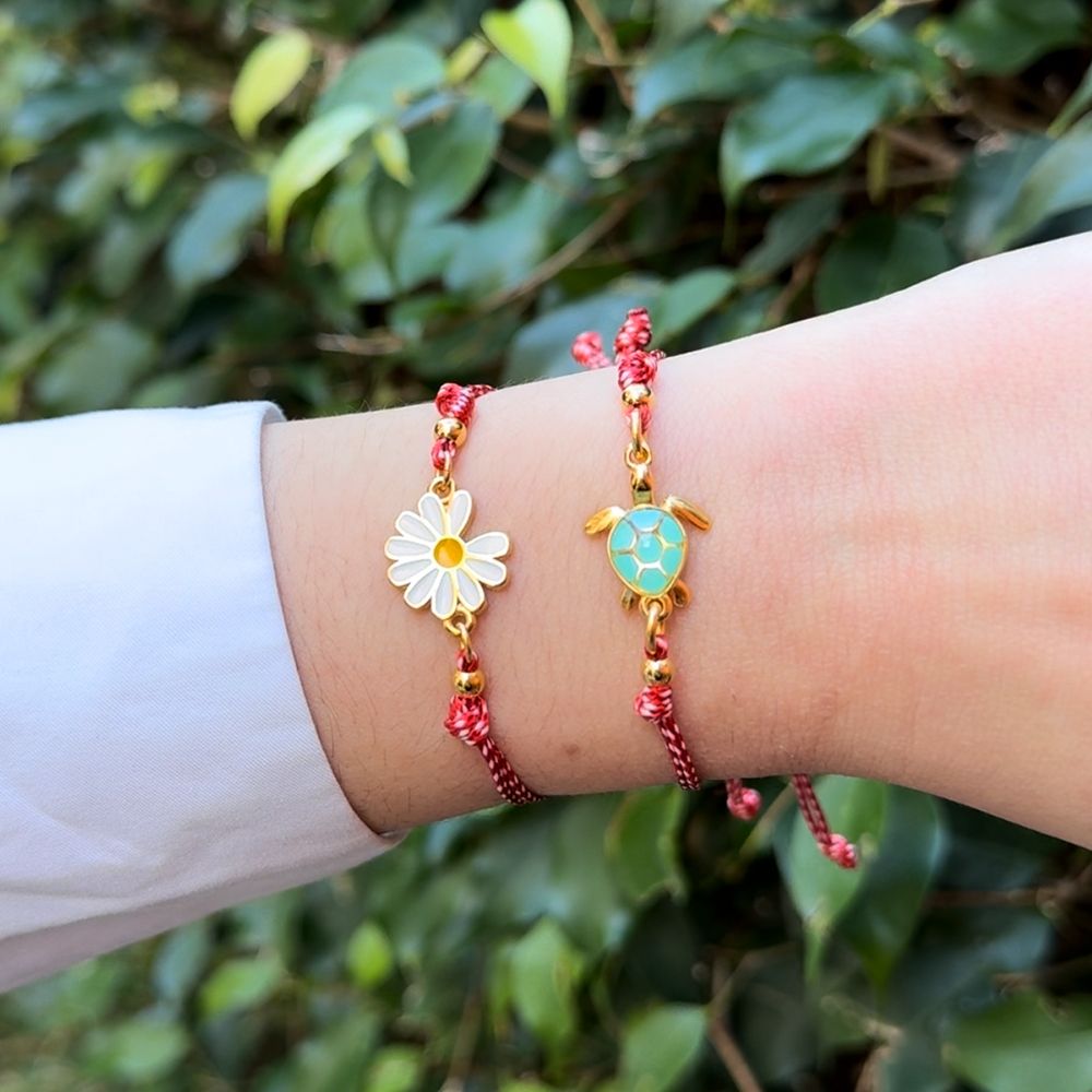 Βραχιόλι Μαρτάκι Με Χελώνα Τιρκουάζ AA21093