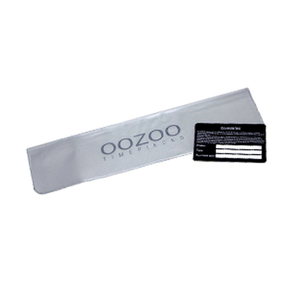 OOZOO TIMEPIECES Black Leather Strap C6429