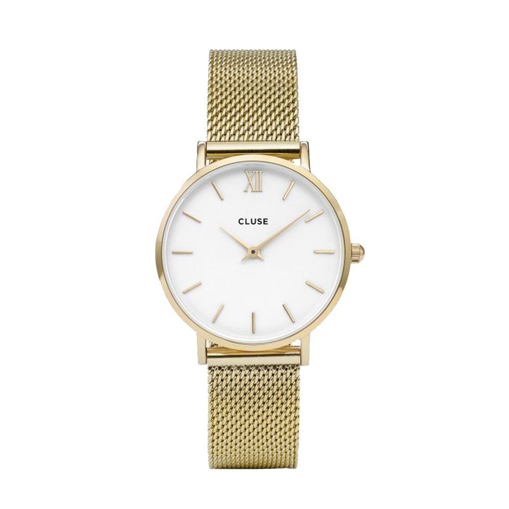 CLUSE MINUIT Mesh Gold Stainless Steel Strap CW0101203007