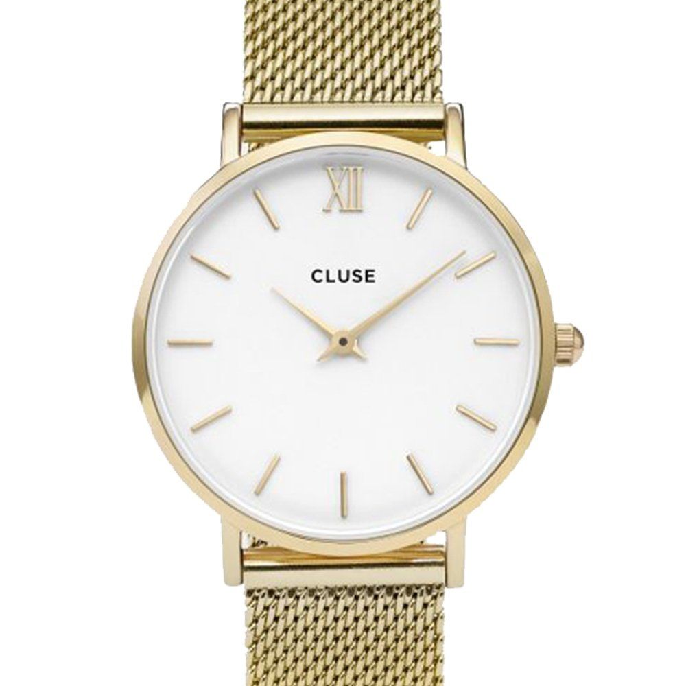 CLUSE MINUIT Mesh Gold Stainless Steel Strap CW0101203007