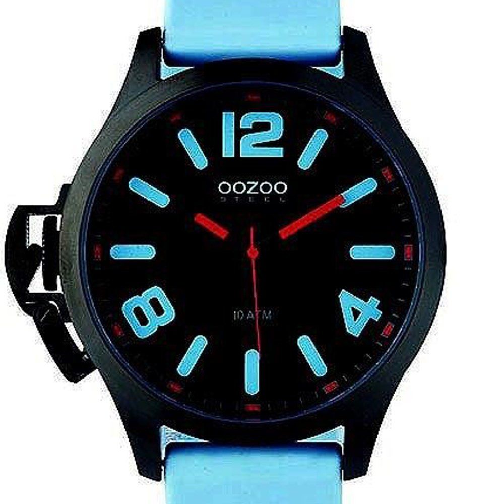 OOZOO STEEL XL Light Blue Rubber Strap OS380