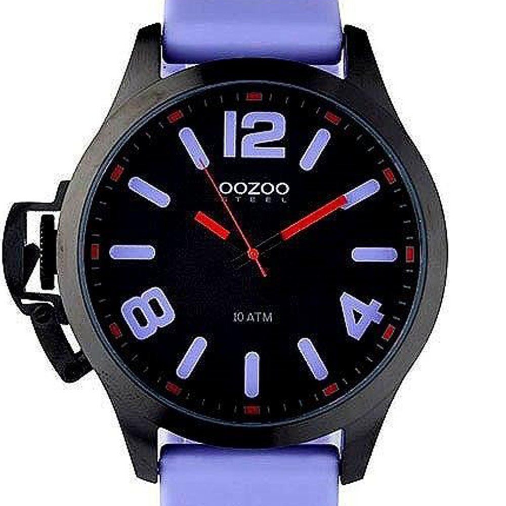 OOZOO STEEL XL Purple Rubber Strap OS376