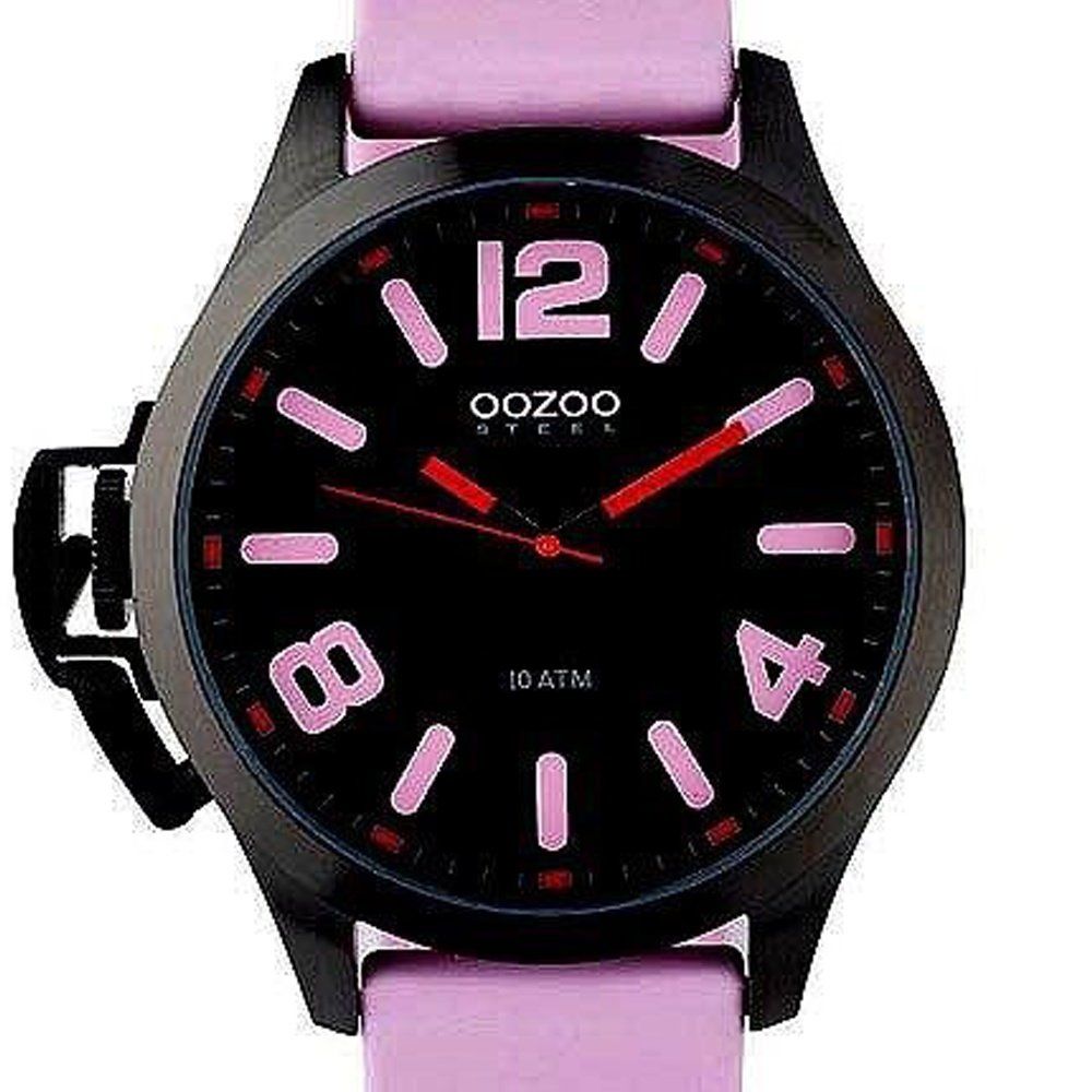 OOZOO STEEL XL Pink Rubber Strap OS378