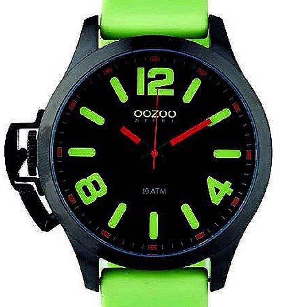 OOZOO STEEL XL Light Green Rubber Strap OS382