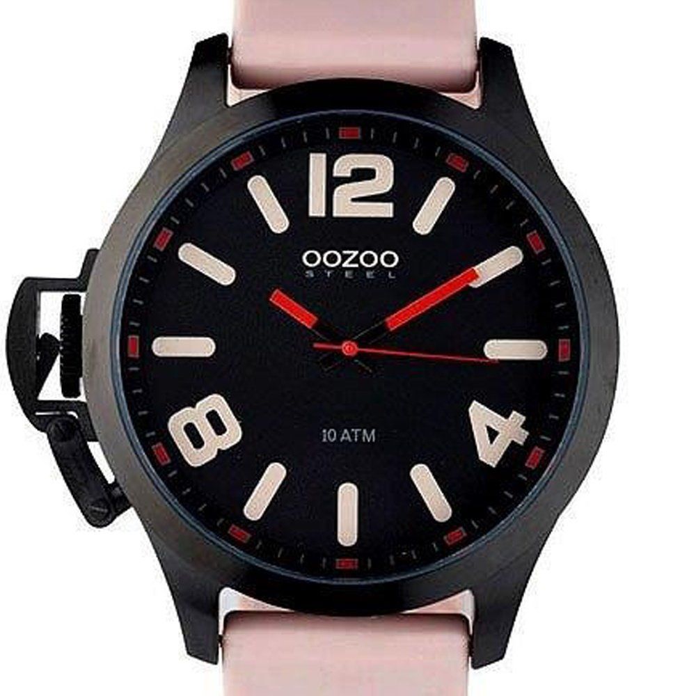 OOZOO STEEL XXL Light Pink Rubber Strap OS373