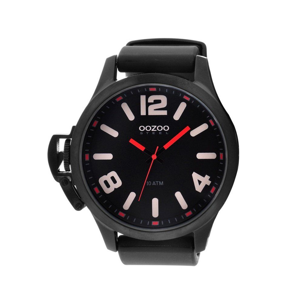 OOZOO STEEL XXL Black Rubber Strap OS373B